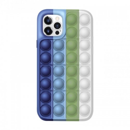 Чохол iPhone X/XS Silicone Pop it 2 /blue/