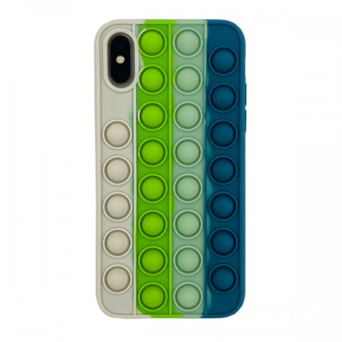 Чохол iPhone X/XS Silicone Pop it 2 /green/