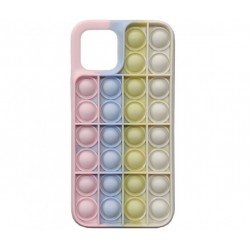 Чохол iPhone X/XS Silicone Pop it 2 /pink lilac/