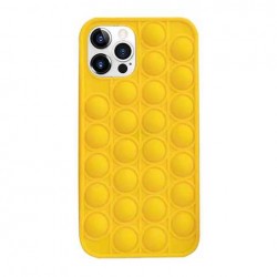 Чохол iPhone X/XS Silicone Pop it TOP /yellow/