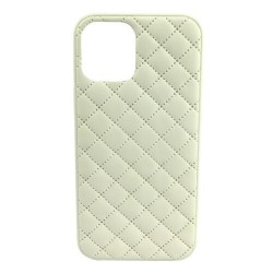 Чохол iPhone XR Quilted Leather case /white/