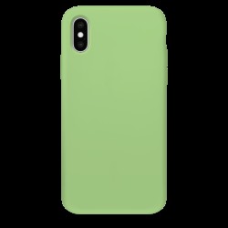 Чохол iPhone XS Max Silicone Case Full /pistachio/