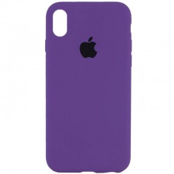 Чохол iPhone XS Silicone Case Full /amethyst/