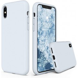 Чохол iPhone XS Silicone Case Full /sky blue/