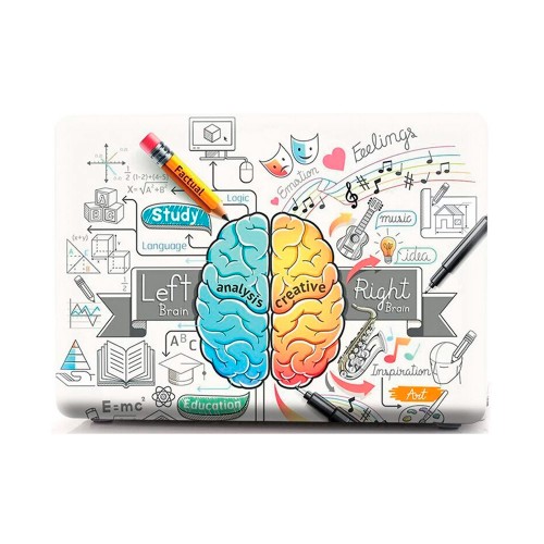 Накладка пластик MacBook Pro 13,3 Retina /picture Einstein/ DDC
