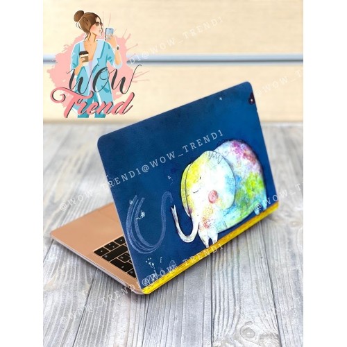 Накладка пластик MacBook Pro 13,3 Retina /picture elephant/ DDC
