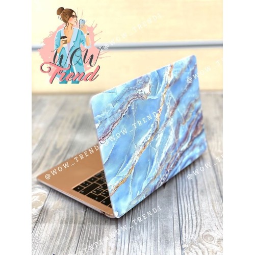 Накладка пластик MacBook Pro 13,3 Retina /picture marble blue/ DDC