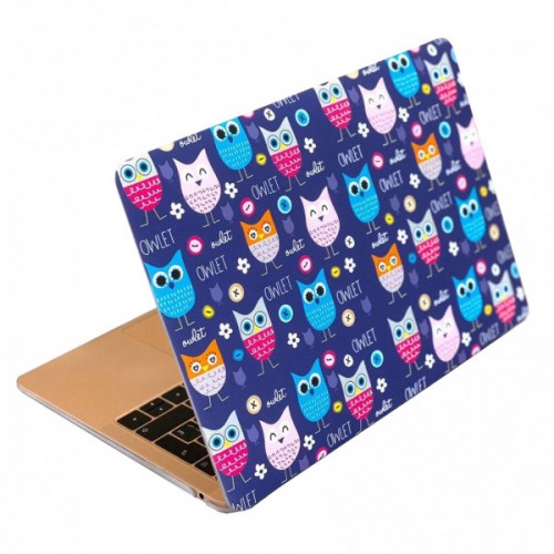 Накладка пластик MacBook Air 13.3 /picture owl/ DDC