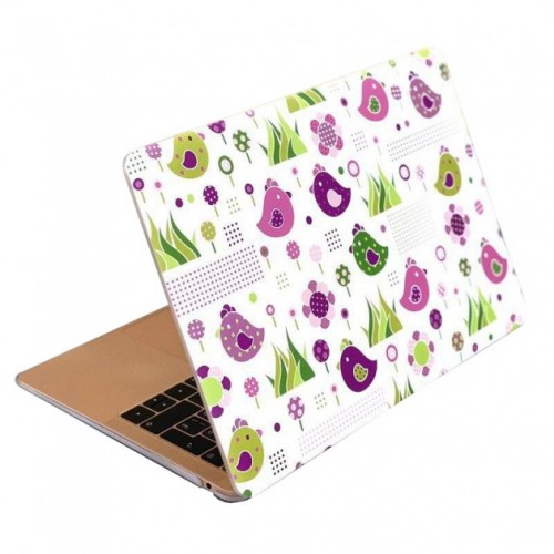 Накладка пластик MacBook Pro 13.3 Retina New /picture birds/ DDC