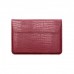 Папка конверт для MacBook Leather crocodile 13'' /red/