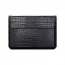 Папка конверт для MacBook Leather crocodile 15.4'' /black/