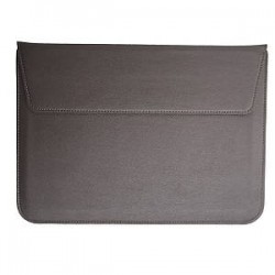 Папка конверт для MacBook Leather standing pouch 15'' /black/