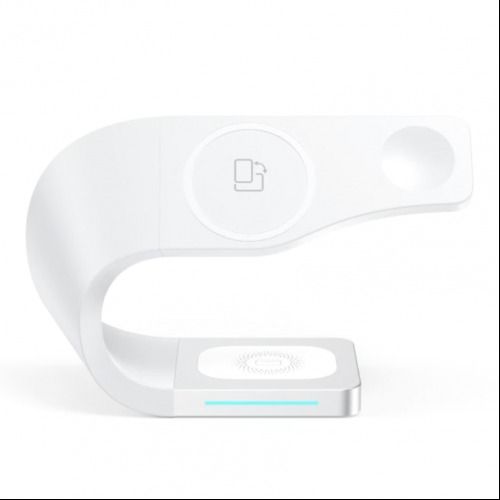 Бездротове зарядка стенд Smart 3 in 1 L178 Fast 15W /white/