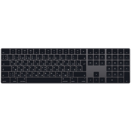 Клавіатура Apple Magic Keyboard with Numeric Keypad Black (MRMH2)