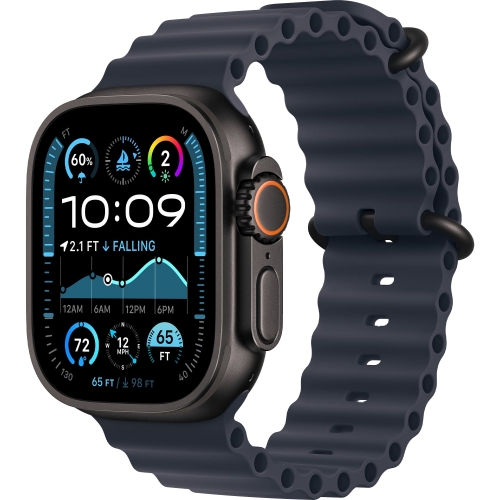 Смарт-годинник Apple Watch Ultra 2 2024 GPS+LTE 49mm Black Titanium C Navy Ocean Band (MYPA3)