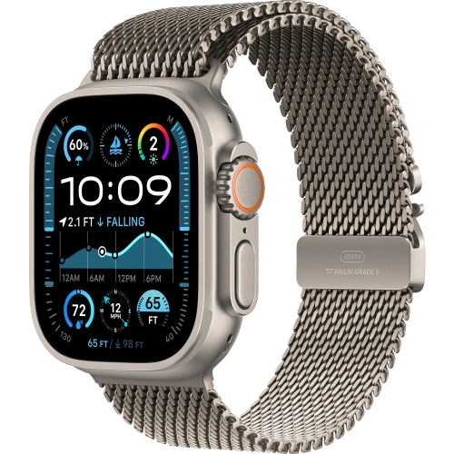 Смарт-годинник Apple Watch Ultra 2 2024 GPS+LTE 49mm Natural Titanium C Natural Ti.. Mil. Loop S (MX4M3)