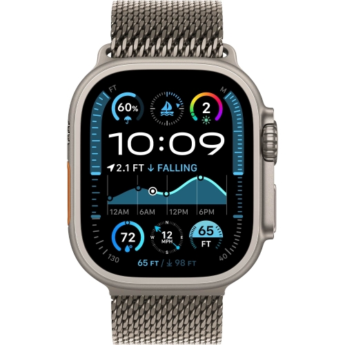Смарт-годинник Apple Watch Ultra 2 2024 GPS+LTE 49mm Natural Titanium C Natural Ti.. Mil. Loop S (MX4M3)