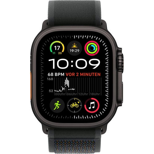 Смарт-годинник Apple Watch Ultra 2 2024 GPS+LTE 49mm Black Titanium C Black Trail Loop M/L (MX4V3)