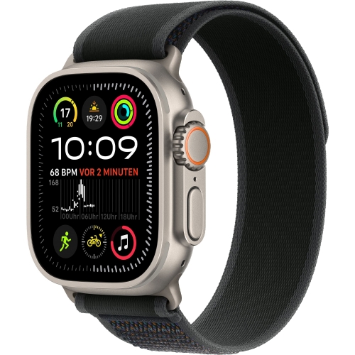Смарт-годинник Apple Watch Ultra 2 2024 GPS+LTE 49mm Natural Titanium C Blue Trail Loop S/M (MX4J3)