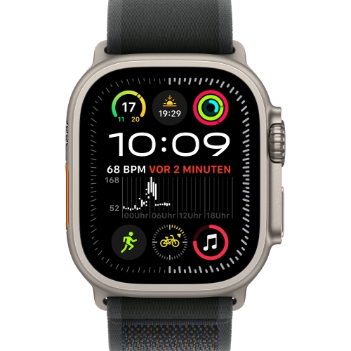 Смарт-годинник Apple Watch Ultra 2 2024 GPS+LTE 49mm Natural Titanium C Blue Trail Loop S/M (MX4J3)