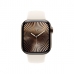 Смарт-годинник Apple Watch Series 10 GPS+LTE 42mm Gold Titanium Starlight Sport Band M/L (MX073)