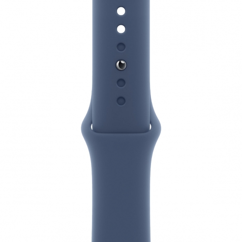 Смарт-годинник Apple Watch Series 10 GPS 42mm Silver Al. Denim Sport Band S/M (MWWA3)