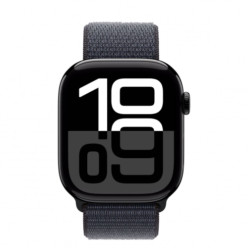 Смарт-годинник Apple Watch Series 10 GPS+LTE 42mm Jet Black Al. Ink Sport Loop (MWX83)