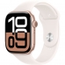 Смарт-годинник Apple Watch Series 10 GPS 46mm Rose Gold Al. Light Blush Sport Band M/L (MWWU3)