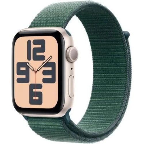 Смарт-годинник Apple Watch SE 2 2024 GPS 40mm Starlight Al. Lake Green Sport Loop (MXEH3)