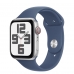 Смарт-годинник Apple Watch SE 2 2024 GPS 44mm Silver Al. Denim Sport Band S/M (MXEQ3)