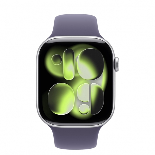 Watch Series 11 GPS+LTE 42mm Silver Al. Purple Fog Sport Band M/L (MF8J4)