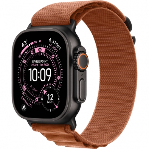 Watch Ultra 3 GPS+LTE 49mm Black Titanium C Terra Cotta Alpine Loop L (MF254+MG9F4)
