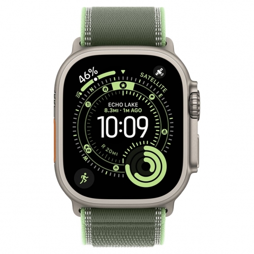 Watch Ultra 3 GPS+LTE 49mm Natural Titanium C Green/Neon T.Loop M/L (MF1V4+MFT54)