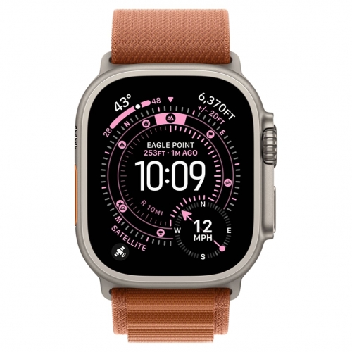 Watch Ultra 3 GPS+LTE 49mm Natural Titanium C Terra Cotta Alpine Loop L (MF1V4+MFTD4)
