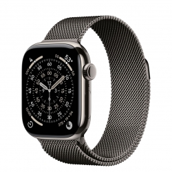 Watch Series 11 GPS+LTE 42mm Natural Titanium C Slate Milanese Loop (MF9H4+MGJ14)