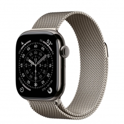 Watch Series 11 GPS+LTE 42mm Slate Titanium C Natural Milanese Loop (MF9K4+MGHY4)