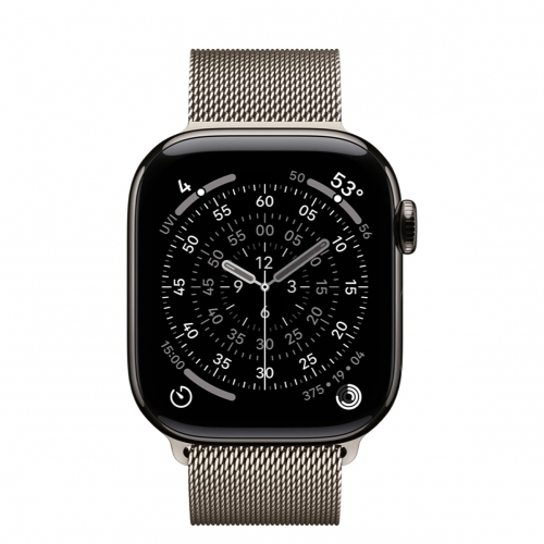 Watch Series 11 GPS+LTE 42mm Slate Titanium C Natural Milanese Loop (MF9K4+MGHY4)