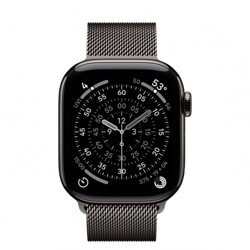 Watch Series 11 GPS+LTE 46mm Slate Titanium C Slate Milanese Loop S/M (MFD34)