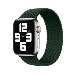Ремінець Apple watch 38/40mm Braided Silicone /cyprus green/ M