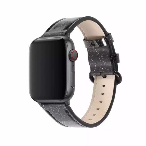 Ремінець Apple watch 38/40mm Glitter /black/