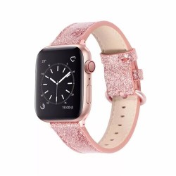 Ремінець Apple watch 38/40mm Glitter /pink/