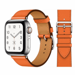 Ремінець Apple watch 38/40mm Hermès New Leather /orange/