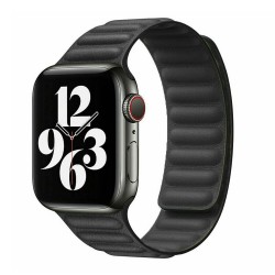 Ремінець Apple watch 38/40mm Leather Link /black/