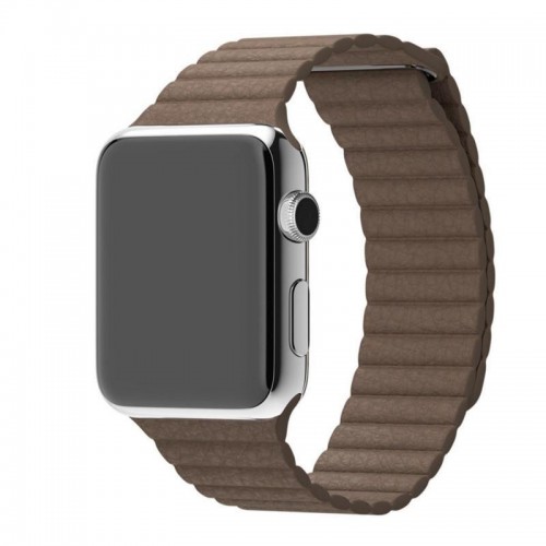 Ремінець Apple watch 38/40mm Leather Loop /brown/
