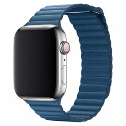 Ремінець Apple watch 38/40mm Leather Loop /cape cod blue/
