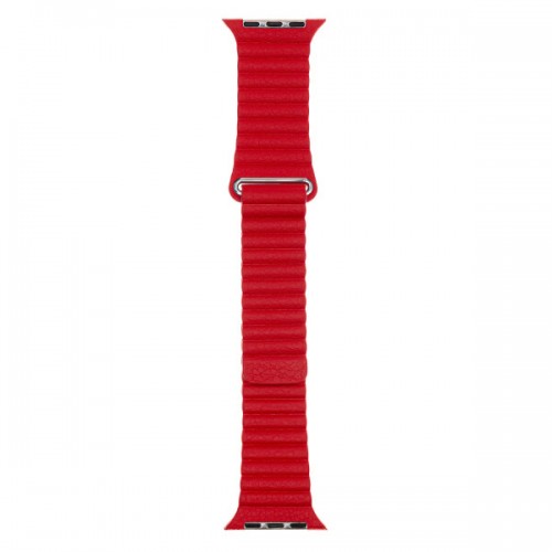 Ремінець Apple watch 38/40mm Leather Loop good /red/