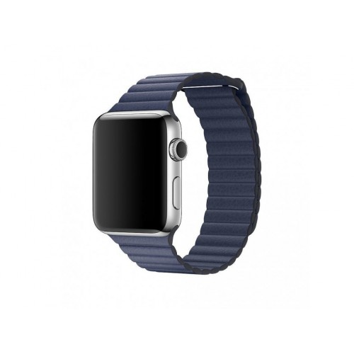 Ремінець Apple watch 38/40mm Leather Loop /midnight blue/