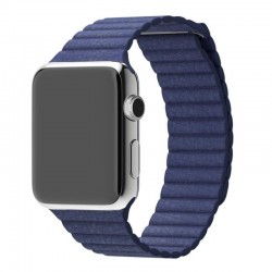 Ремінець Apple watch 38/40mm Leather Loop /midnight blue/