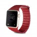Ремінець Apple watch 38/40mm Leather Loop /red/