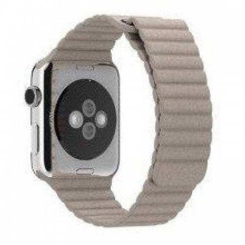 Ремінець Apple watch 38/40mm Leather Loop /stone/